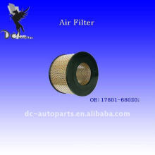 Filtro de aire de malla de alambre Toyota 17801-68020